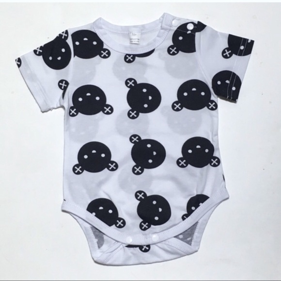 Other - Black & White Hipster Boutique Teddy Bear Onesie
